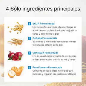 Sérum hidratante y exfoliante