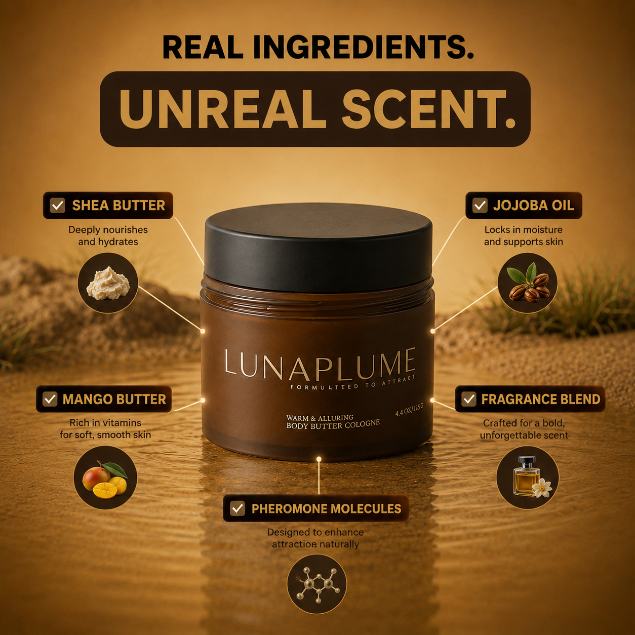 Monarch Body Butter Cologne - Clean and Magnetic